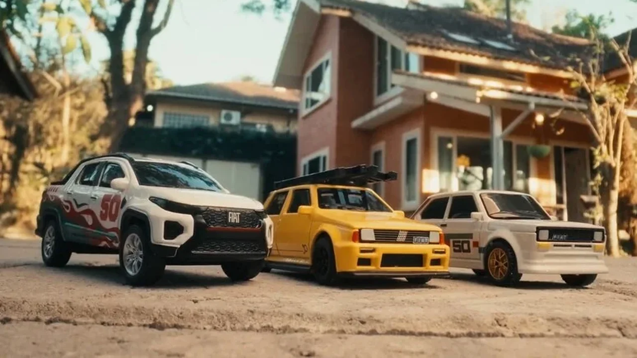Fiat lança coleção de miniaturas para celebrar 50 anos no Brasil