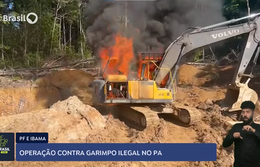 Operação da PF e Ibama combate garimpo ilegal no Pará