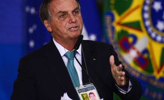 Bolsonaro em discurso