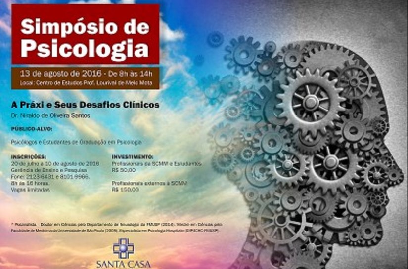 Santa Casa encerra inscrições para o Simpósio de Psicologia hoje (10)