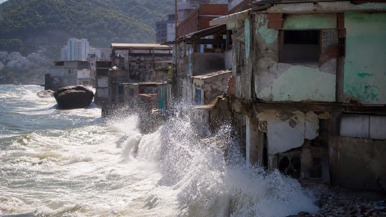 Favela do Estado do Rio é engolida pelo mar; conheça a história da Fronteira e saiba onde fica
