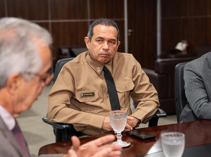 Comandante-geral da PM e presidente do TRE se reúnem para alinhar ações de segurança para o 2º turno