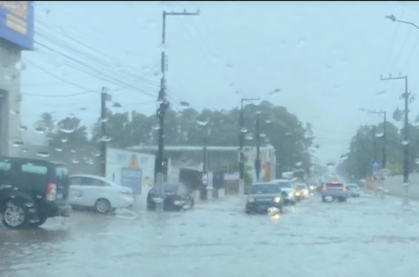 Em menos de duas horas, Arapiraca registra o segundo maior volume de chuva desde o início do ano