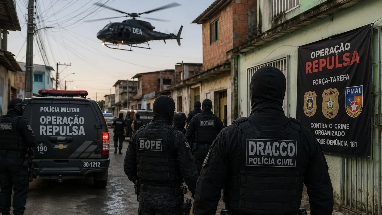 Operação Repulsa desarticula braço do Comando Vermelho que atuava em Alagoas