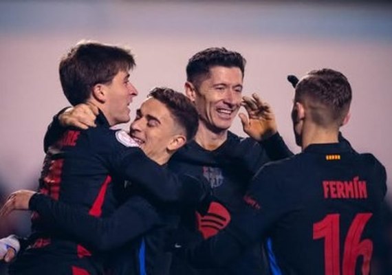 Em ritmo de treino, Barcelona goleia Barbastro, da 4ª Divisão da Espanha, pela Copa do Rei