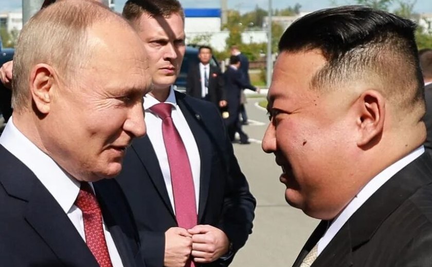 Putin e Kim se reúnem na Rússia com promessas de apoio mútuo e oposição ao Ocidente: 'incondicional'