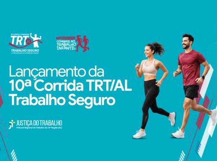TRT-AL lança 10ª edição da Corrida Trabalho Seguro Aberto