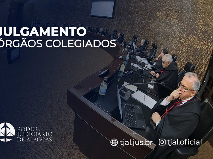 Câmaras do TJAL pautam mais de 800 processos para julgamento nesta quarta (3)