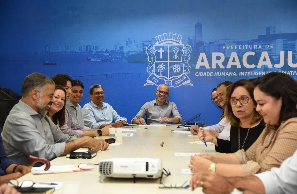 Reunião com secretários / Foto: Ana Lícia Menezes/PMA