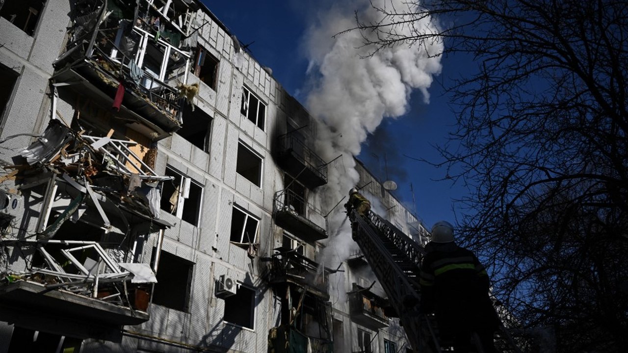 Explosões são ouvidas na capital ucraniana, Kiev, segundo jornalistas da AFP