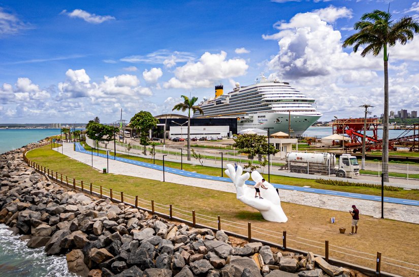 Maceió encerra maior temporada de cruzeiros da história com 35 escalas e impacto de cerca de R$ 100 milhões