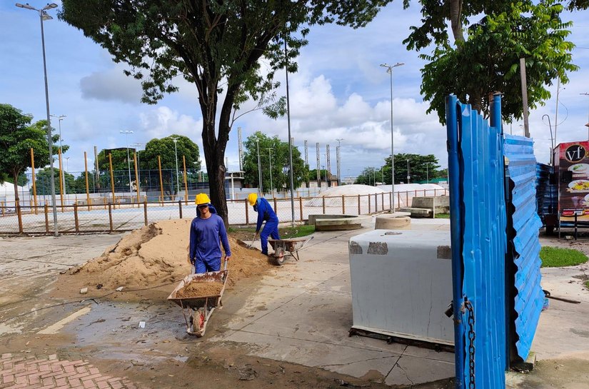 Parque da Criança, no Benedito Bentes, inicia fase de acabamento