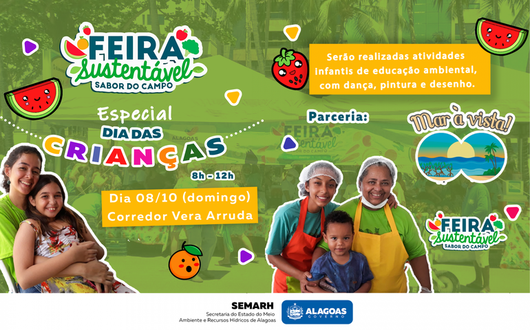Feira sustentável Sabor do Campo vai ter edição temática para crianças na edição de outubro