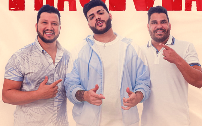 Cleber e Cauan e Kadu Martins juntos em “Trauma”