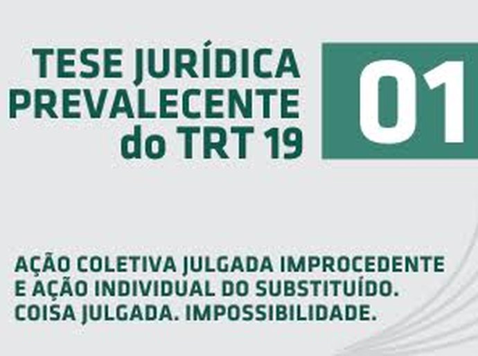 TRT/AL edita sua primeira Tese Jurídica Prevalecente