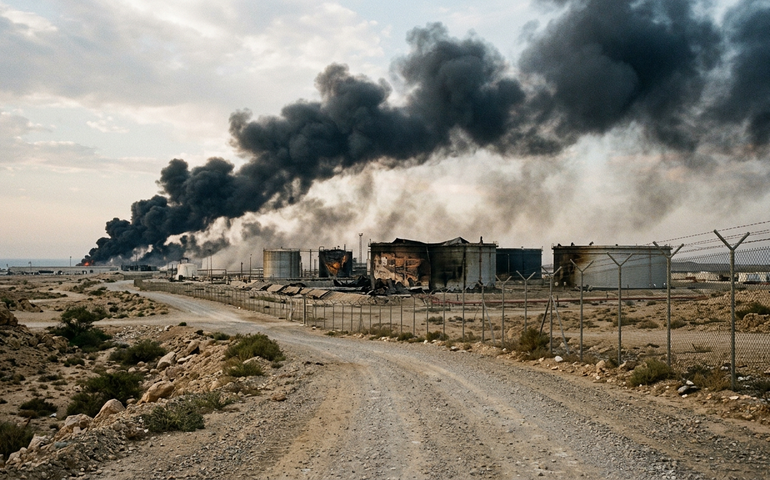 Dólar sobe e petróleo dispara com escalada do conflito no Irã; bolsas globais recuam