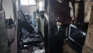 Apartamento pega fogo na Zona Sul de Aracaju / Foto: Foto: CBMSE/Divulgação