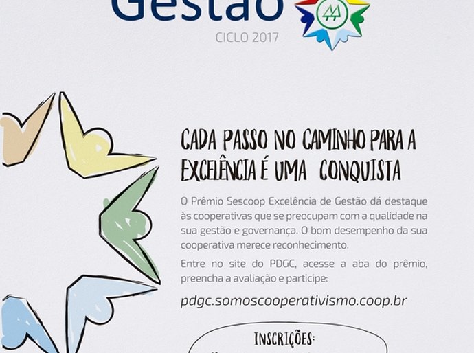Inscrições ao Prêmio Sescoop Excelência de Gestão na reta final