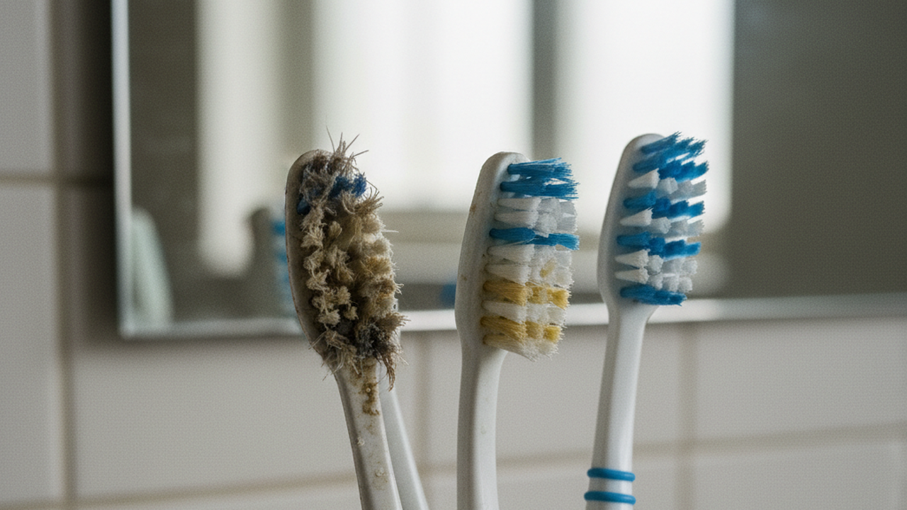 Com que frequência trocar a escova de dentes? Especialista esclarece