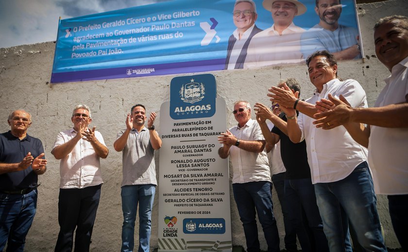 Paulo Dantas entrega Minha Cidade Linda e anuncia novos investimentos para Taquarana