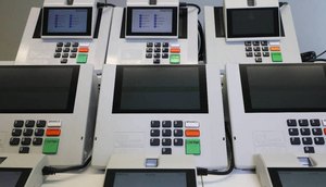 Novo modelo de urna eletrônica, mais seguro e moderno, será usado nas eleições de 2022 / Foto: Foto: TSE/Divulgação