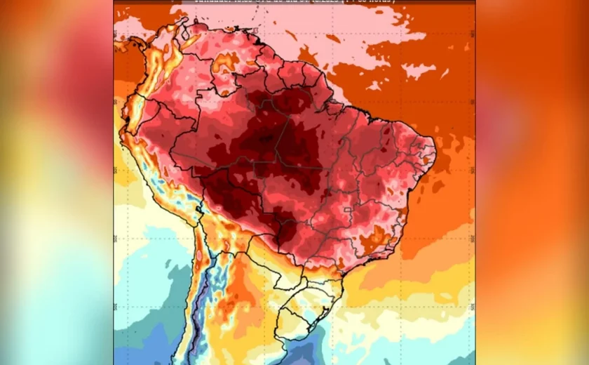 Frente fria deve provocar temporais, mas calor segue forte no país