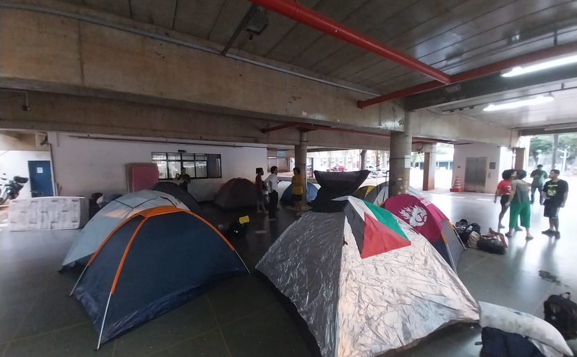 Estudantes da Unicamp estão acampados em apoio à Palestina