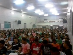 Ensaio com jovens e adolescentes das congregações da área urbana de São Luiz do Quitunde-AL