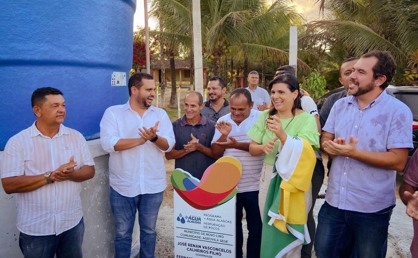 Em parceria com a Semarh, prefeita Marcela Gomes entrega cinco poços em Novo Lino