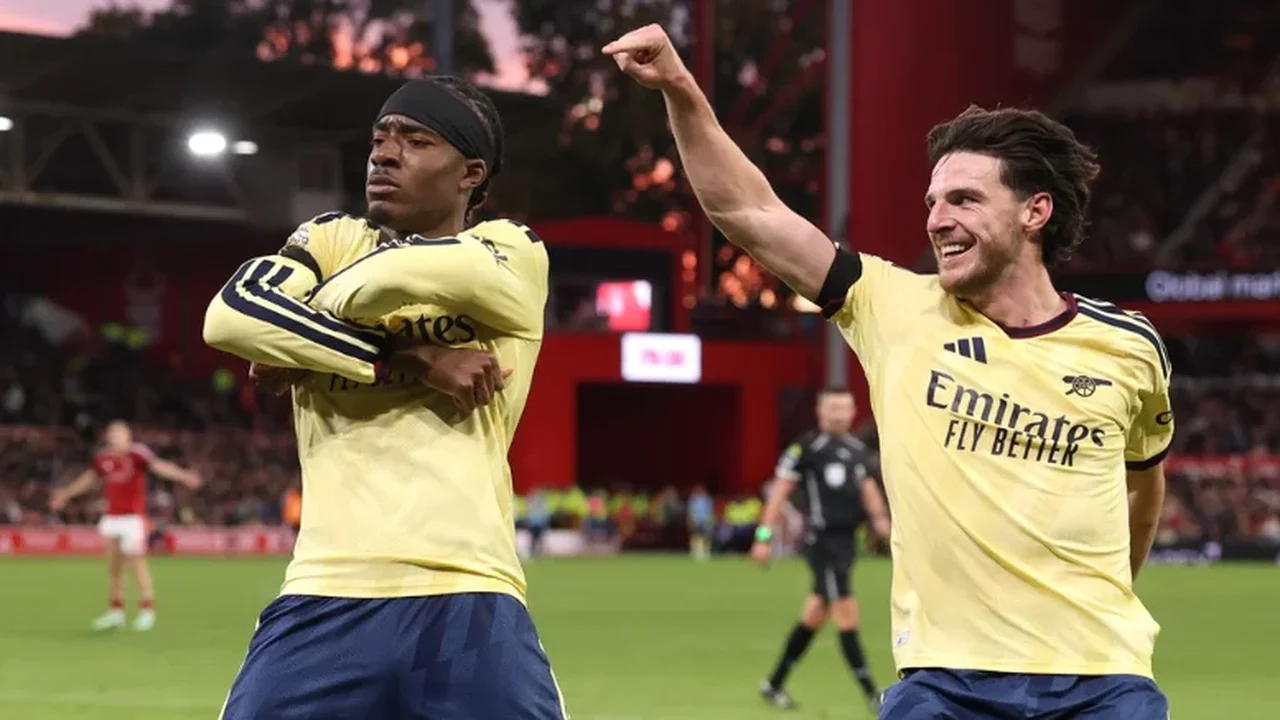 Arsenal vence Nottingham Forest com apenas uma finalização no alvo