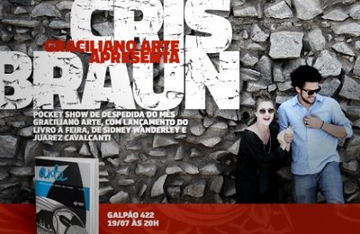 Imprensa Oficial promove pocket show gratuito da cantora Cris Braun