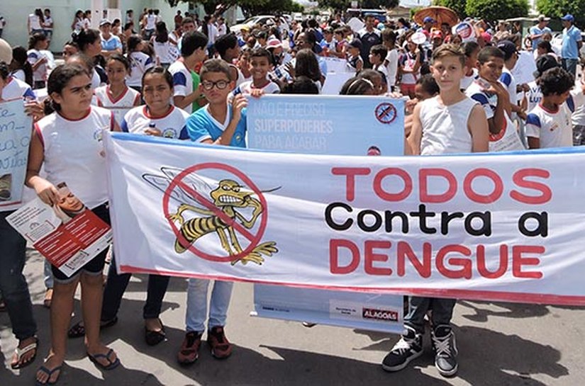 Junqueiro realiza caminhada de mobilização ao combate ao mosquito aedes aegypti