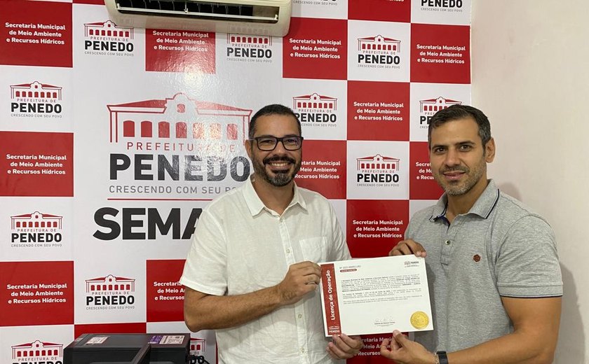 Semarh Penedo emite primeira licença ambiental para empresa do município