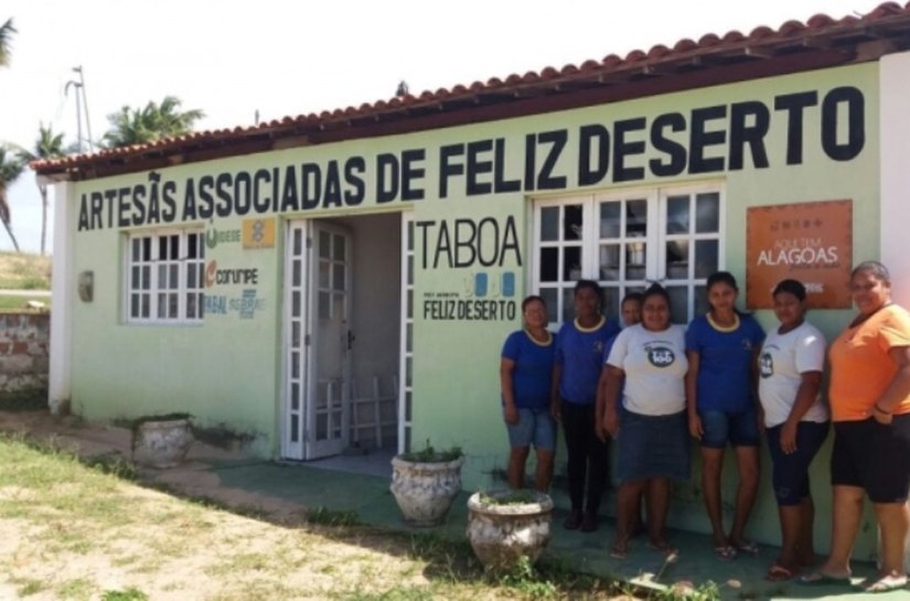 Artesãos Alagoanos da região sul recebem sinalização nas casas-ateliê
