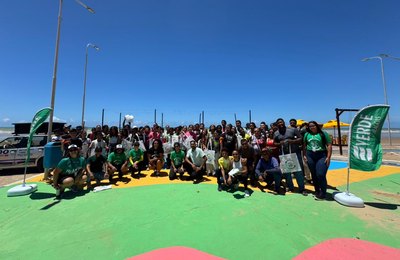 Verde Alagoas promove limpeza de praia e recolhe mais de 150 kg de resíduos