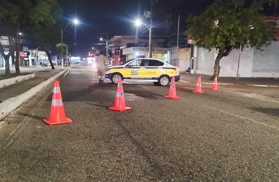 Alteração no trânsito