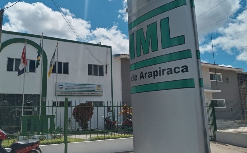 IML de Arapiraca registra corpos de vítimas de acidentes, homicídios e TCE