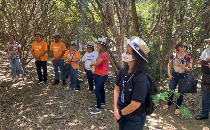 Produtores do Alagoas Maior participam de experiências de turismo rural em Goiás