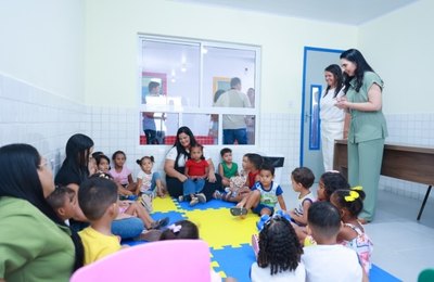 Prefeita Pauline Pereira entrega novas salas de aulas no CEI Maria Valcira de Medeiros