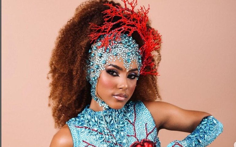 Rainha de bateria da Paraíso do Tuiuti relembra susto com tapa sexo solto: 'Hoje estou mais preocupada com minha fantasia'