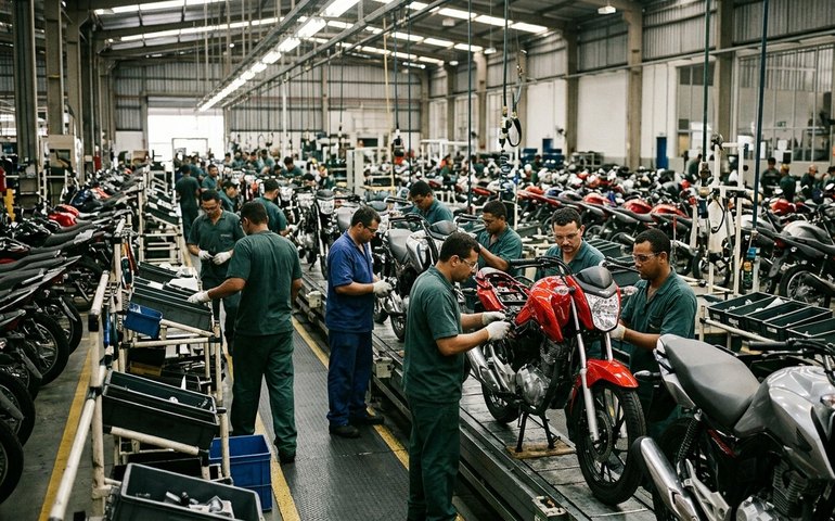 Abraciclo: produção de motos cresce 6,4% e registra melhor abril em 18 anos