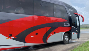 Ônibus com trabalhadores em situação análoga à escravidão é interceptado na saída de Aracaju / Foto: Foto: Jessika Cruz/TV Atalaia