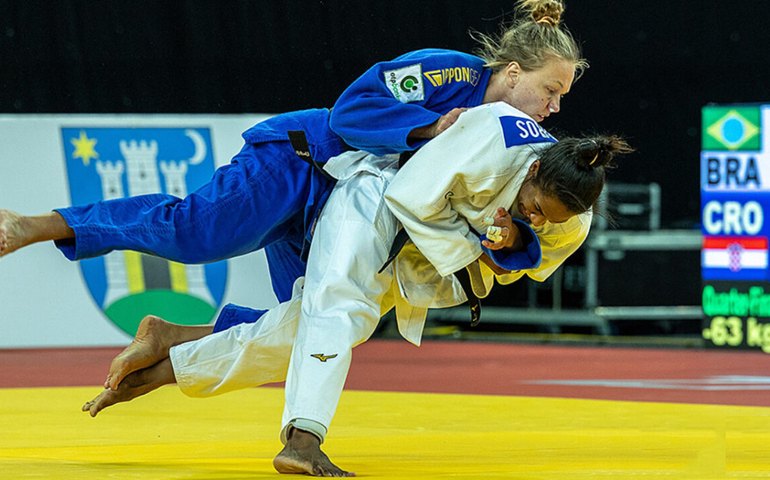 Ketleyn Quadros e Daniel Cargnin conquistam bronze no Grand Prix de judô