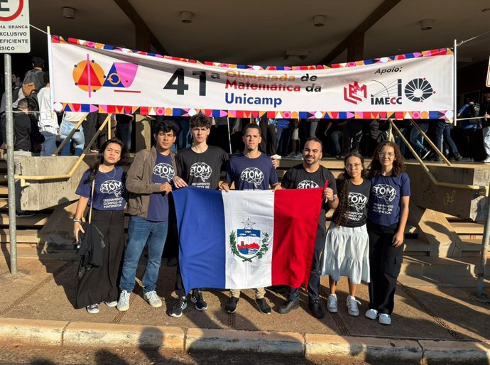 Escola Estadual Moreira e Silva representa Alagoas na Olimpíada de Matemática da Unicamp