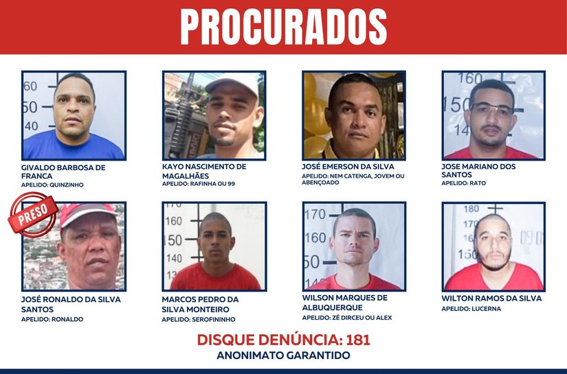 SSP prende líder de facção duas semanas após Ministério da Justiça divulgar lista dos mais procurados