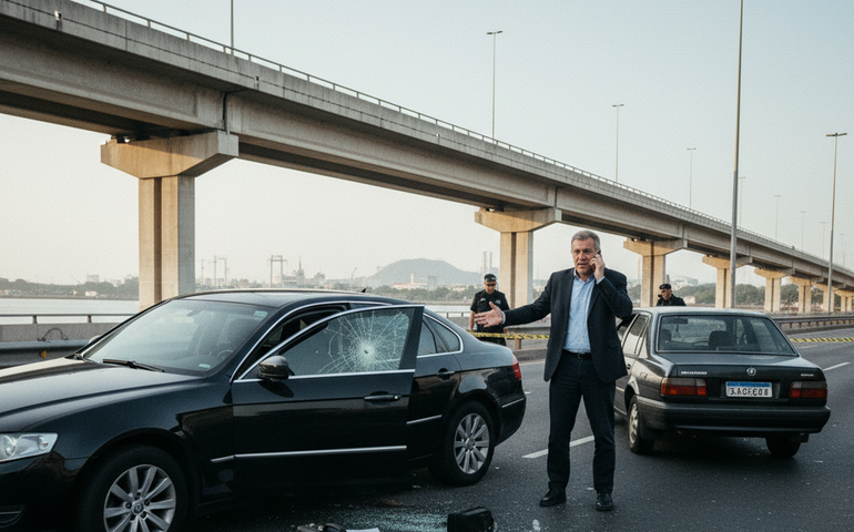 “Parecia cena de cinema”, relata deputado Luiz Paulo após assalto no Viaduto do Gasômetro