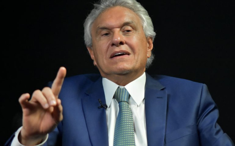 Presidente do PL sugere Ronaldo Caiado como possível vice de Flávio Bolsonaro