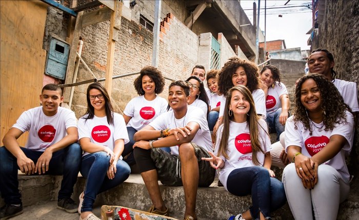 Alunos do Coletivo Jovem