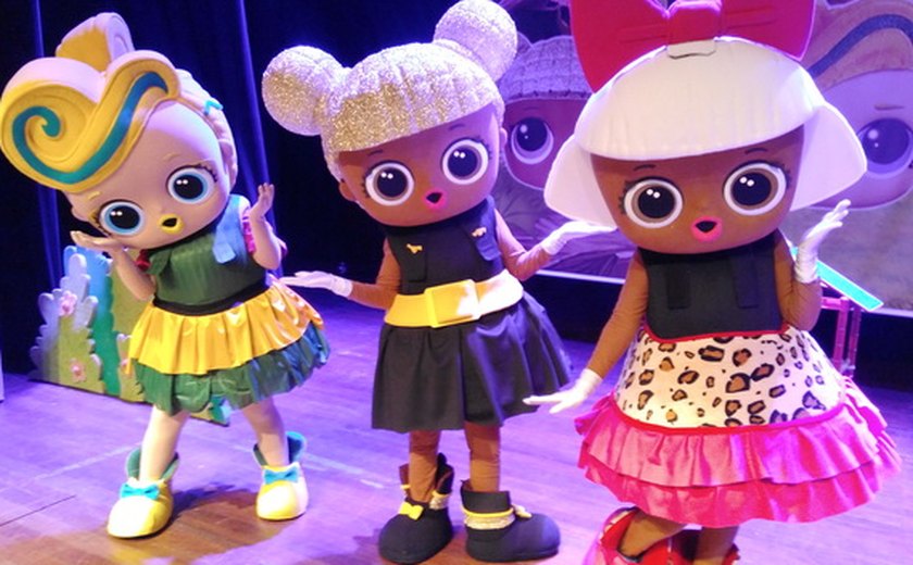 Sucesso infantil, espetáculo das bonecas LOL Surprise chega a Maceió