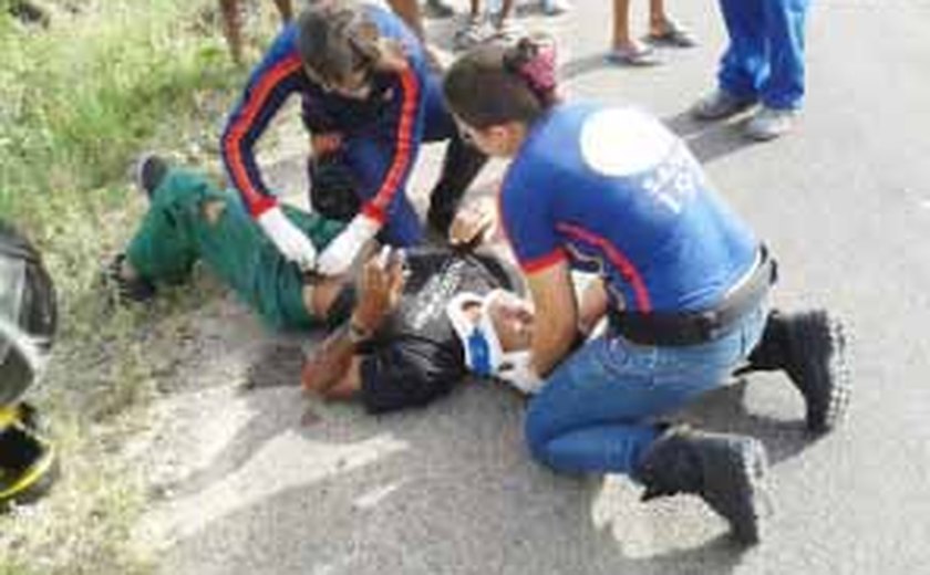 Delmiro Gouveia: Cachorro provoca queda de motociclista na rodovia AL-145